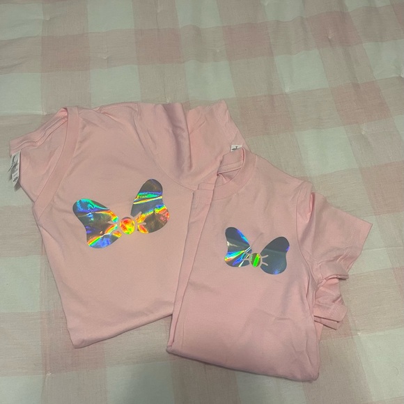 Tops - Mom & me Minnie bow shirts